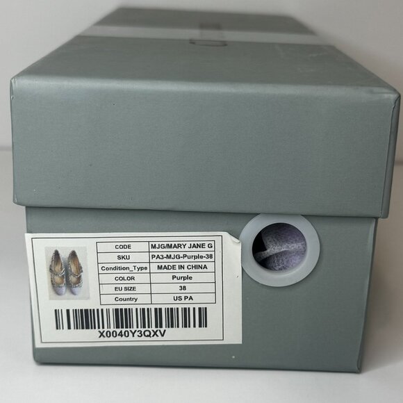 C.Paravano Round Toe Ballet Flats with Strap Comfortable Mary Jane Flats 38(US7) - Picture 10 of 10